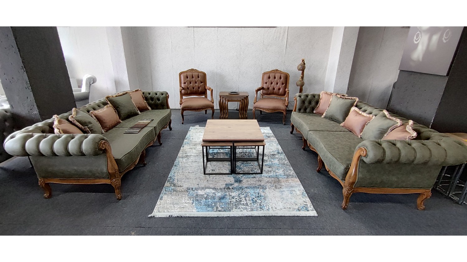 Avangard İtalyan Chester Koltuk Takımı