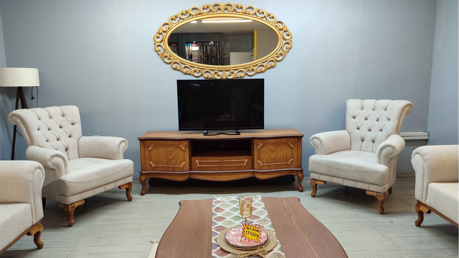 Roza Chester Koltuk Takımı