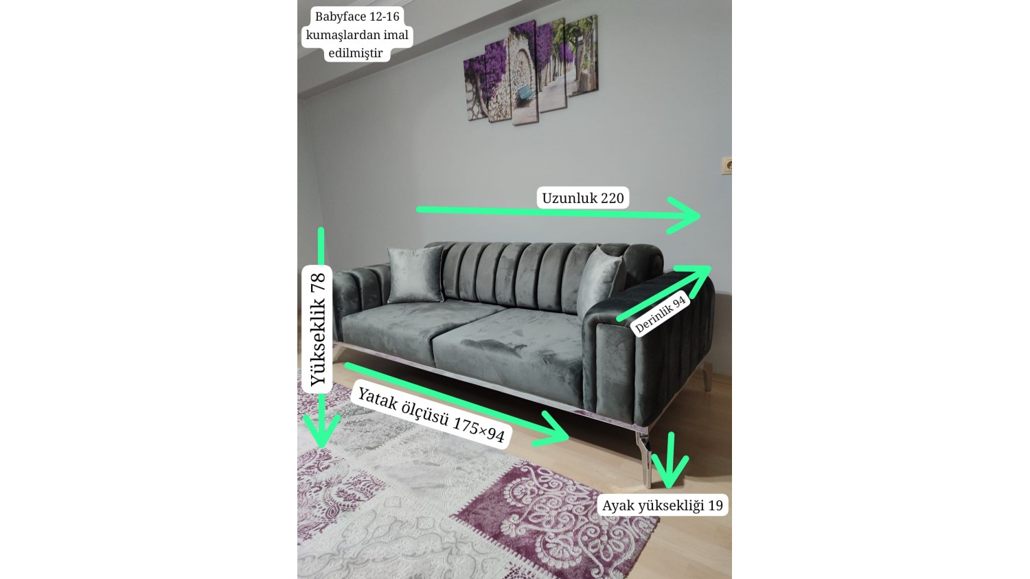 Açelya 3+1 Koltuk Takımı Açelya 3+1 Koltuk Takımı